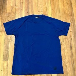 Z Zegna Navy Blue Techmerino Performance T-Shirt